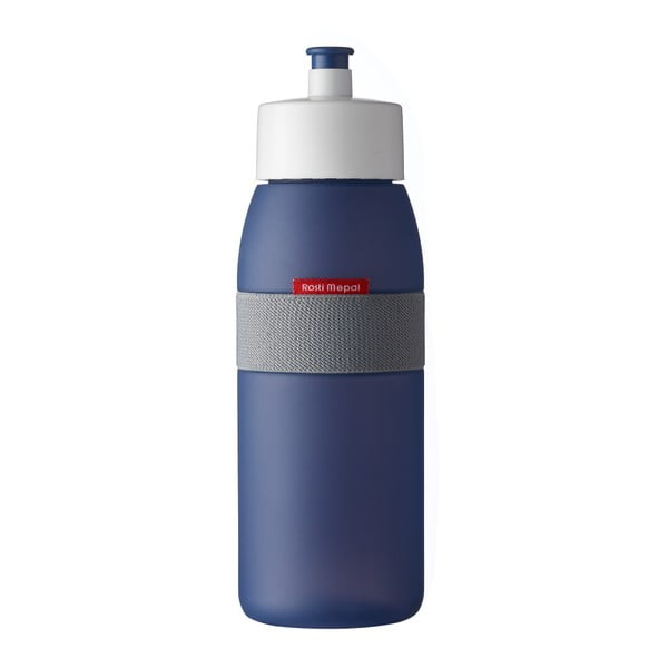Tamsiai mėlynas vandens buteliukas "Rosti Mepal Ellipse Sports", 500 ml