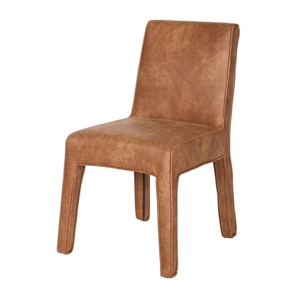 2 rudų odinių kėdžių rinkinys BePureHome Cocoon