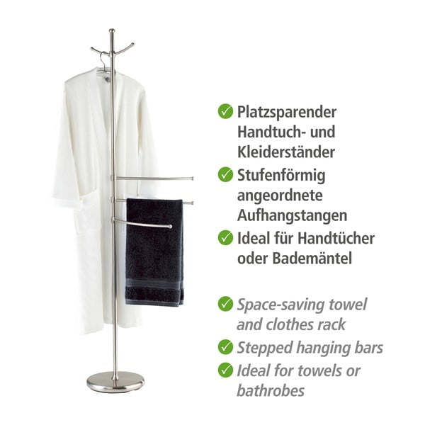 Rankšluosčių ir chalatų laikiklis Wenko Adiamo-image-4