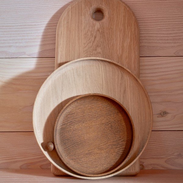 Iš medienos padėklas ø 30 cm Inka – OYOY Living Design-image-4