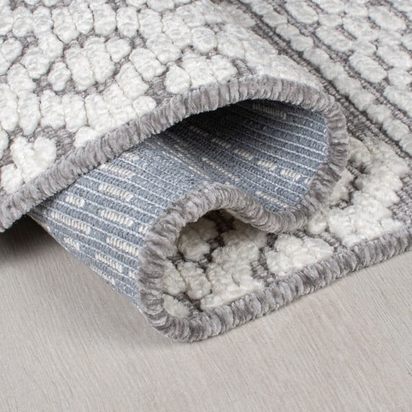 Pilkas plaunamas kilimas 218x160 cm Jhansi - Flair Rugs-image-1