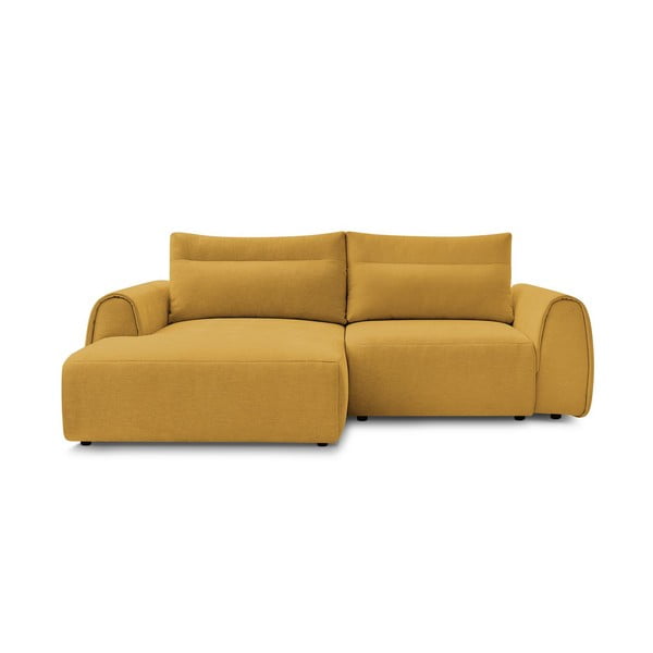 Kampinė sofa ochros spalvos Aden – Bobochic Paris