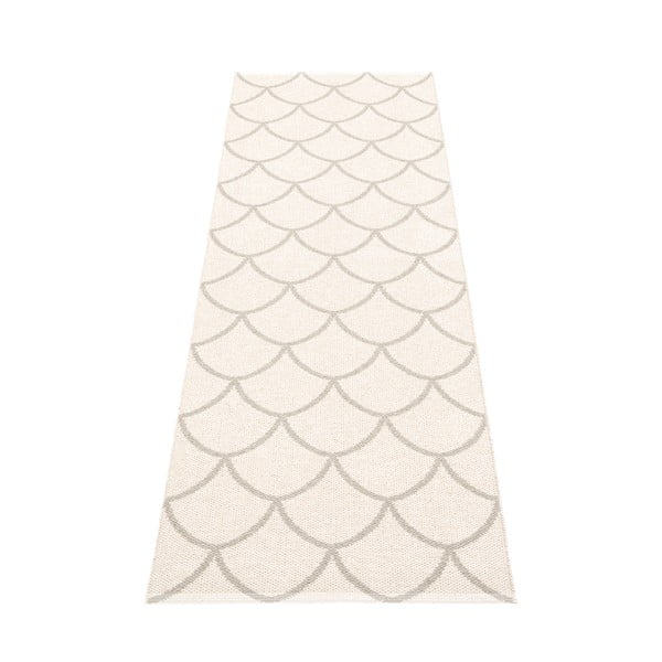 Kreminės spalvos lauko kilimas 70x225 cm Kotte Linen – Pappelina-image-2