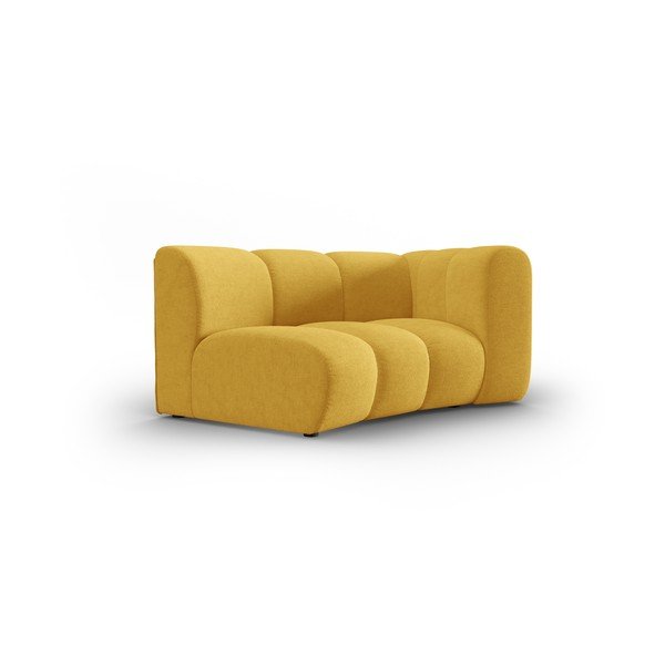 Modulinė sofa geltonos spalvos (su dešiniuoju kampu) Lupine – Micadoni Home-image-2