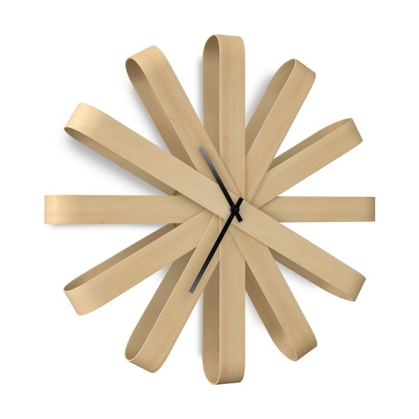 Sieninis laikrodis ø 51 cm Ribbonwood – Umbra-image-4