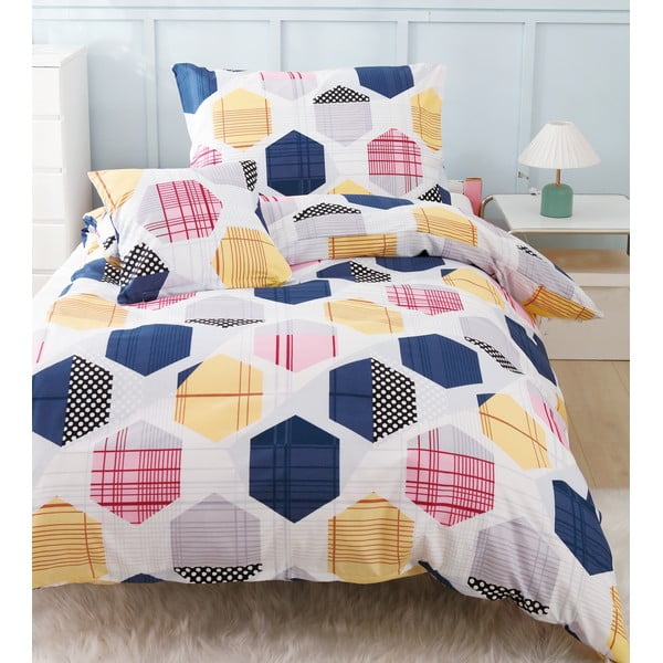 Viengulė patalynė iš mikrosatino 3 dalių 140x200 cm Amelie – My House-image-3