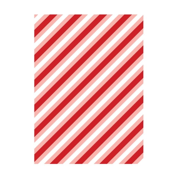 5 lapai dovanų vyniojimo popieriaus eleanor stuart Candy Stripes, 50 x 70 cm