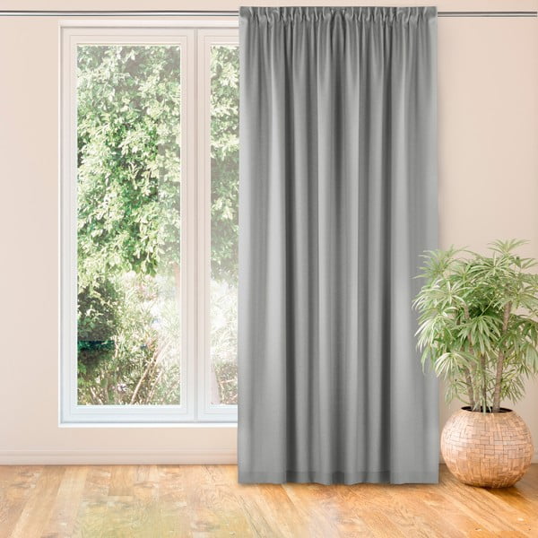 Pilka užuolaida 140x245 cm Carmena - Homede-image-1