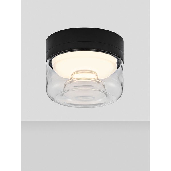 Matinės juodos spalvos iš aliuminio lubinis šviestuvas LED Doris – Nova Luce-image-3