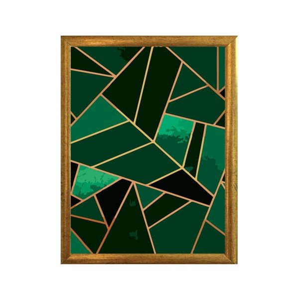 Plakatas rėmelyje Piacenza Art Forrest Mozaik, 30 x 20 cm