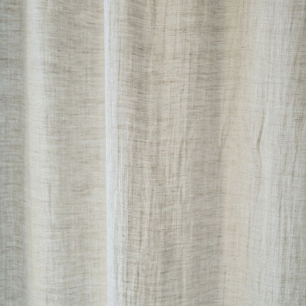 Smėlio spalvos lengvos lininės užuolaidos su tuneliu Linen Tales Daytime, 250 x 130 cm-image-1