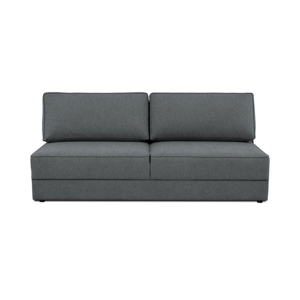 Tamsiai pilkos spalvos sulankstoma/su sandėliavimo vieta sofa 202 cm Dora – Scandic