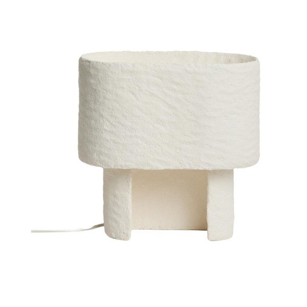 Baltos spalvos stalinis šviestuvas (aukštis 37,5 cm) Bedala – Kave Home