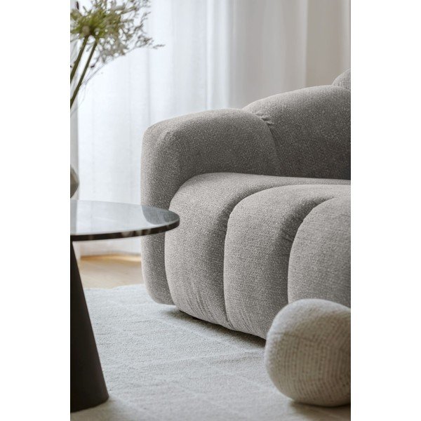 Šviesiai pilkos spalvos kampinė sofa (su kairiuoju kampu/„L“ formos) Shell – Miuform-image-3