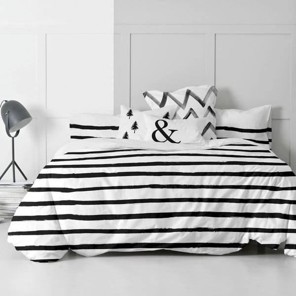 Medvilninis antklodės užvalkalas Blanc Stripes, 140 x 200 cm-image-4