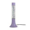 Violetinės spalvos stalinis šviestuvas (aukštis 37,5 cm) su stiklo gaubtu Astro Glittler – Leitmotiv