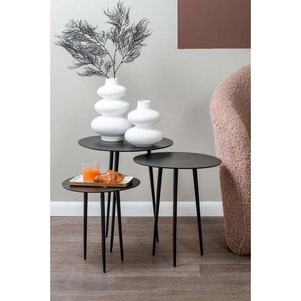 Baltos spalvos keraminė vaza Karlsson Circles, aukštis 19,4 cm-image-1