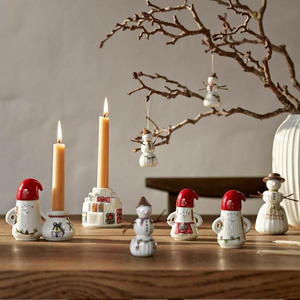 Iš keramikos žvakidė su Kalėdų motyvu Hammershøi Christmas Gifts – Kähler Design-image-2
