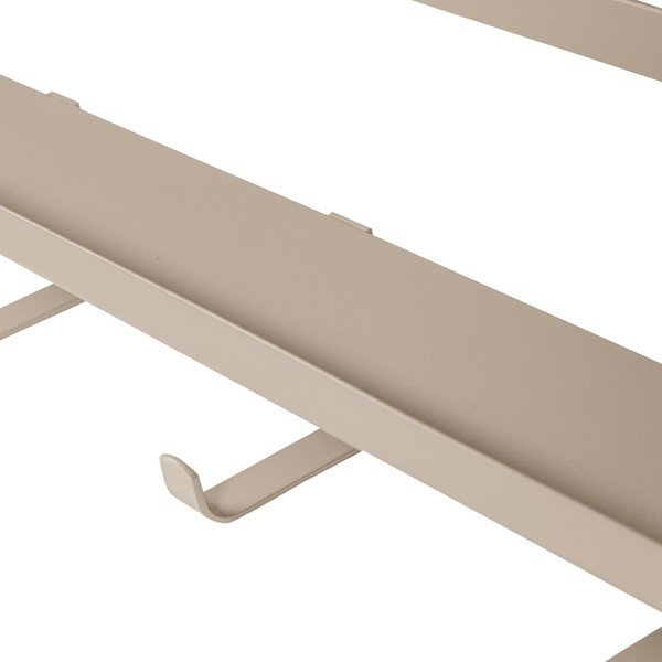 Smėlio spalvos sieninė lentyna su lentyna 50 cm Quinn – WOOOD-image-4