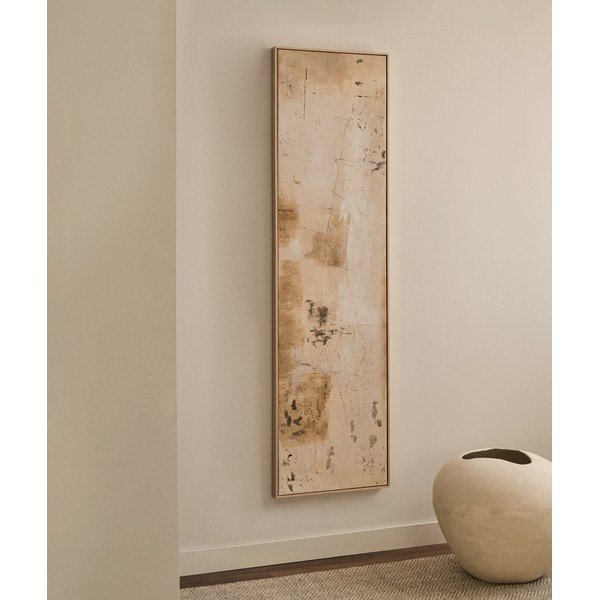 Paveikslas su rėmeliu/tapyba ant drobės 182x47 cm Silpa – Kave Home-image-2