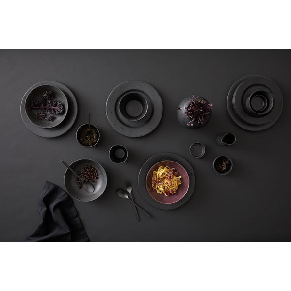 Juodos spalvos iš akmens masės vaza (aukštis 20 cm) Gastro  – Bitz-image-3