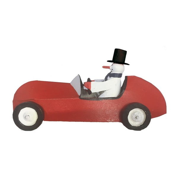 Kalėdų figūrėlė Snowman in Sportscar - G-Bork