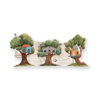 Žalias vaikiškas sieninis pakabukas Tree House - Little Nice Things
