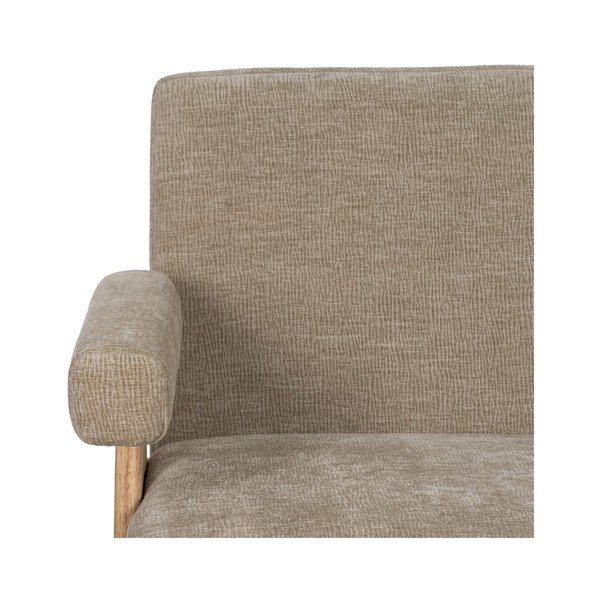 Smėlio spalvos iš šenilinio audinio sofa 134 cm Rest – Ixia-image-4
