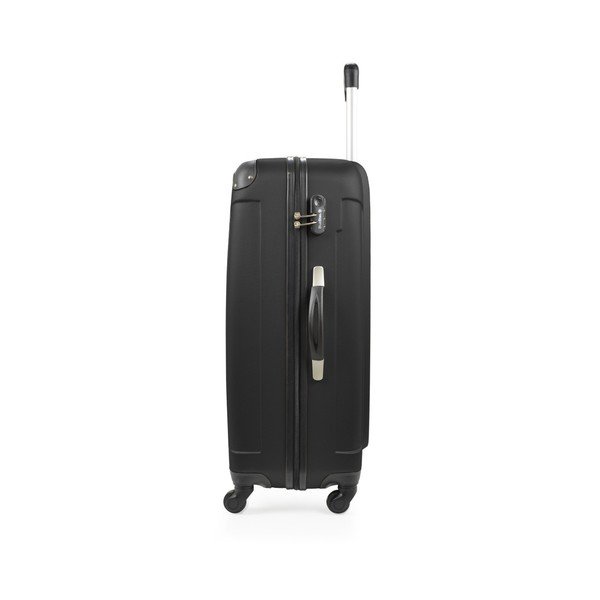 Juodos spalvos lagaminas su ratukais Bluestar, 46 l-image-1