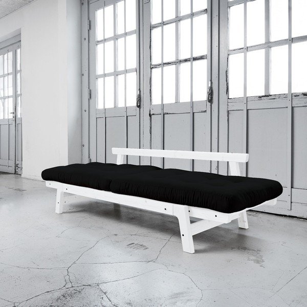 Sofa lova "Karup Step" balta/juoda-image-2