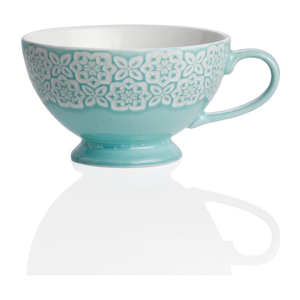 Mėlynos spalvos keraminis puodelis su rankena Brandani Alice