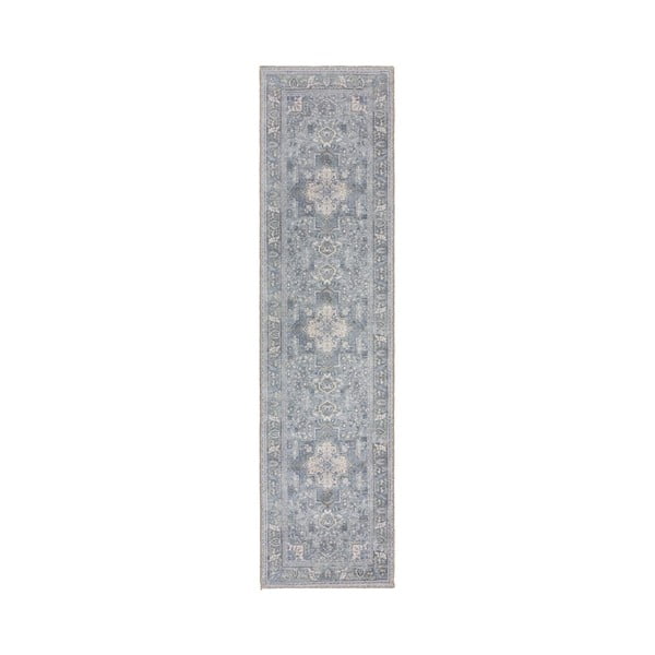 Skalbiamas iš perdirbto pluošto mišinio kilimas žalios spalvos 60x230 cm Windsor – Flair Rugs