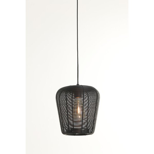 Juodas lubinis šviestuvas ø 23 cm Adeta - Light & Living-image-2