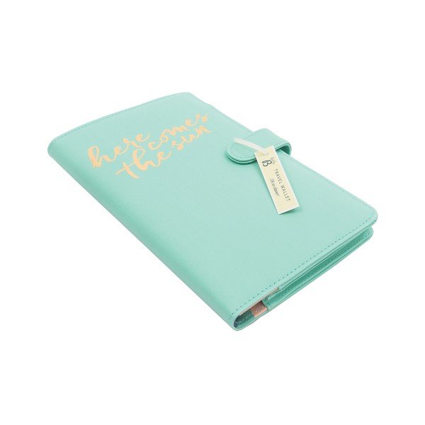 Šviesiai žalia kelioninė piniginė Busy B Nauja mada-image-2