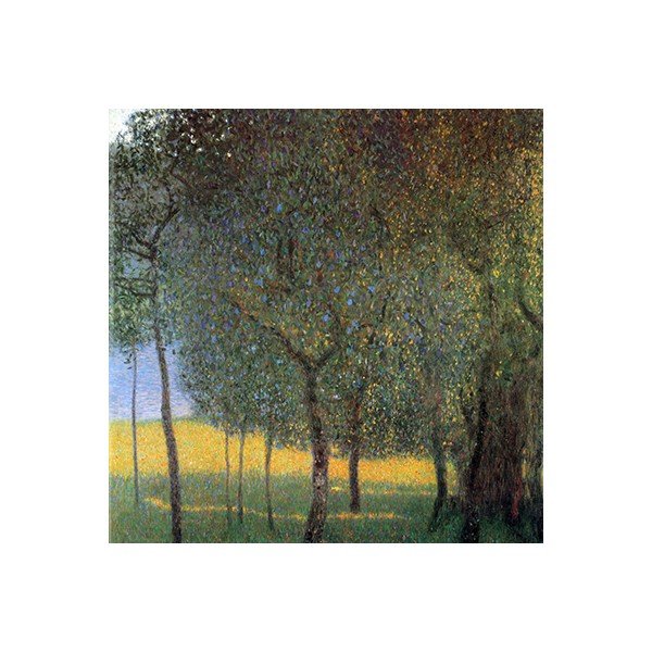 Gustavo Klimto paveikslo "Vaismedžiai" reprodukcija, 55 x 55 cm