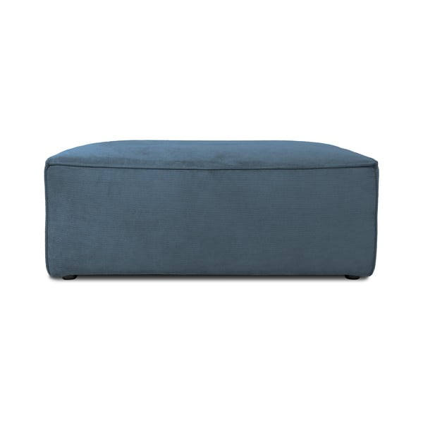 Iš kordinio velveto modulinė taburetė mėlynos spalvos Sting – Scandic