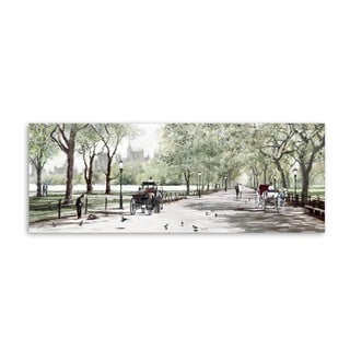 Paveikslas Styler Canvas Watercolor Central Park II, 60 x 150 cm