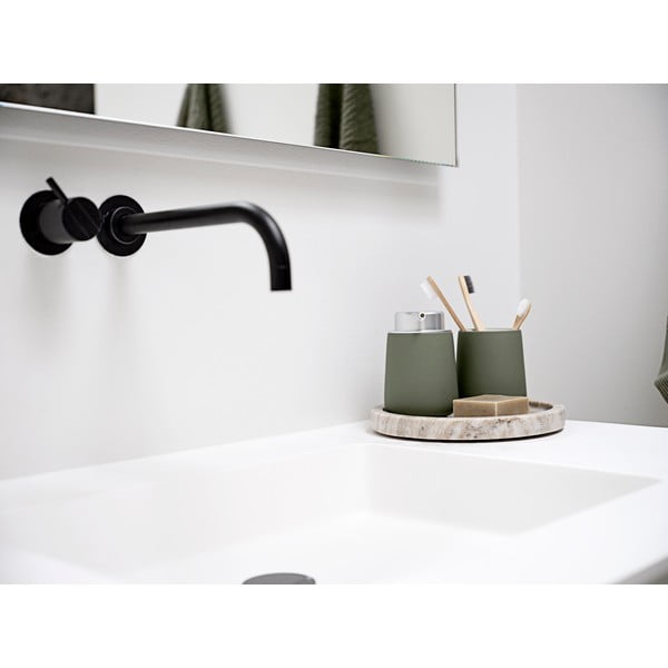 Žalias porcelianinis puodelis dantų šepetėliams Nova - Zone-image-1