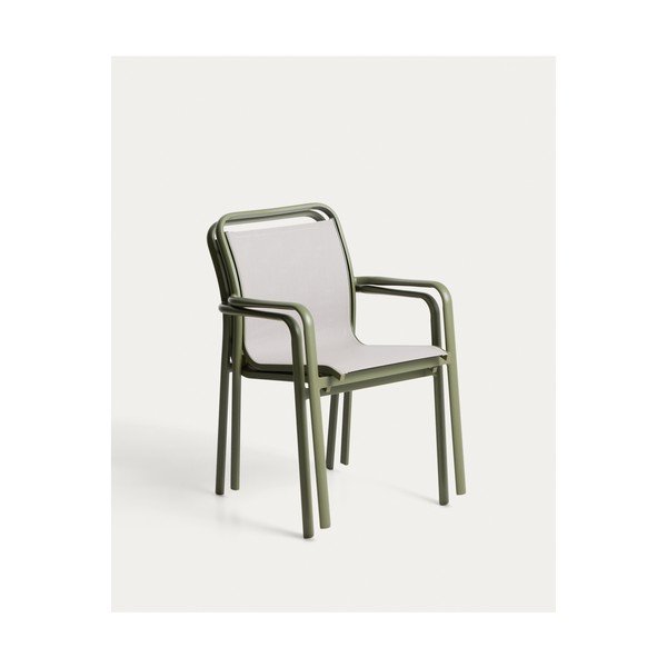 Žalios spalvos sodo kėdė Luri – Kave Home-image-3