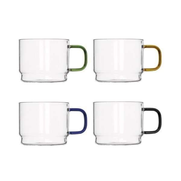 Iš stiklo puodeliai 4 vnt. 350 ml Bridge – Brandani