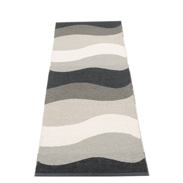 Pilkos spalvos lauko kilimas 70x200 cm Urvi Metal – Pappelina