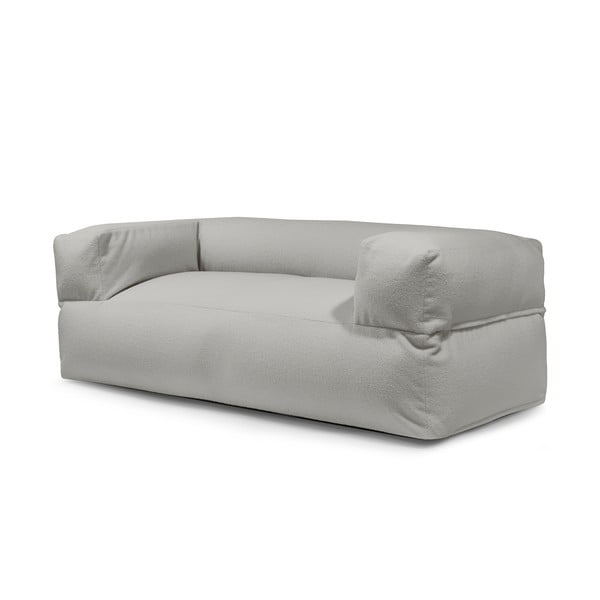 Šviesiai pilkos spalvos iš boucle sėdmaišis Sofa MooG – SLOWDOWN