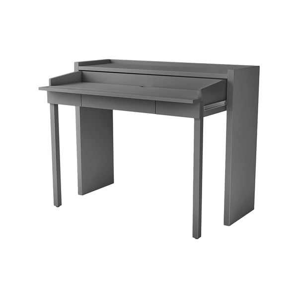 Pilkas konsolinis staliukas 36x110 cm Mel - Woodman-image-4