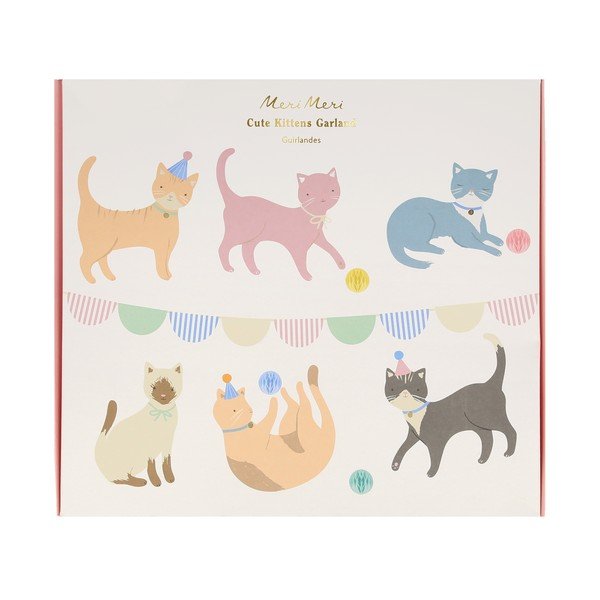 Girlianda Cute Kittens – Meri Meri-image-2