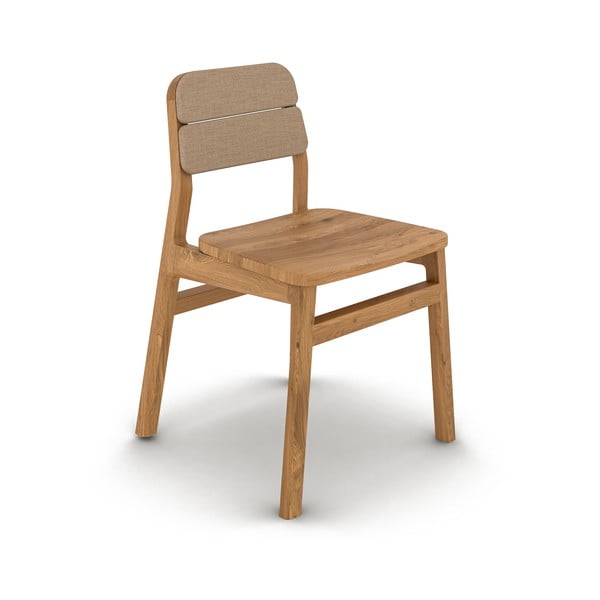 Iš ąžuolo masyvo valgomojo kėdės natūralios spalvos 2 vnt. Twig – The Beds