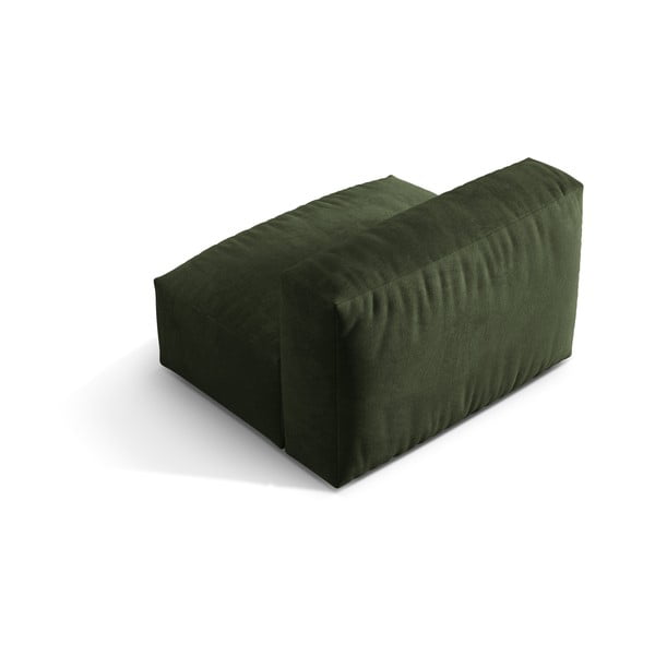 Žalios spalvos iš velveto modulinė sofos dalis (modulinė) Martina – Micadoni -image-3