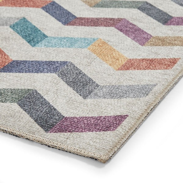 Skalbiamas kilimas 152x230 cm Coral Multi – Think Rugs-image-4