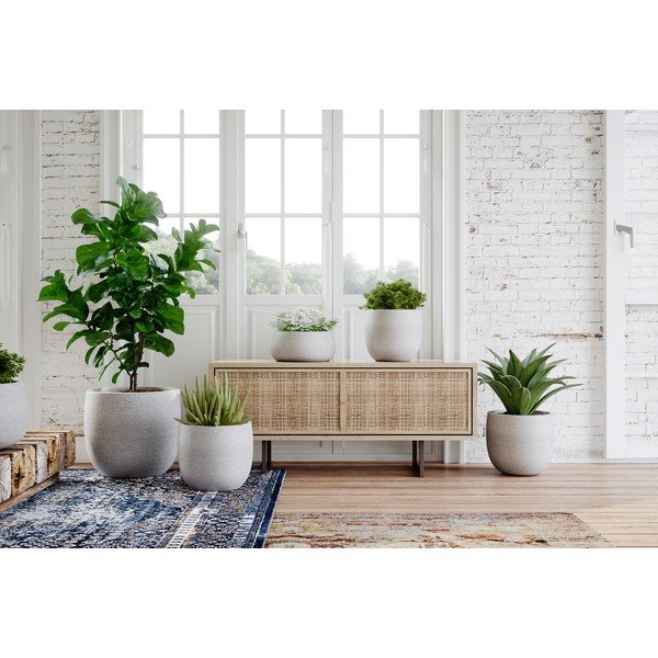 Rankų darbo gėlių vazono dangtelis iš keramikos ø 29 cm Hemera – Artevasi-image-3