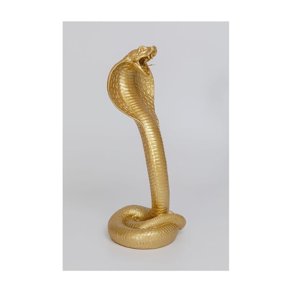 Dekoratyvinė aukso spalvos figūrėlė Kare Design Snake
