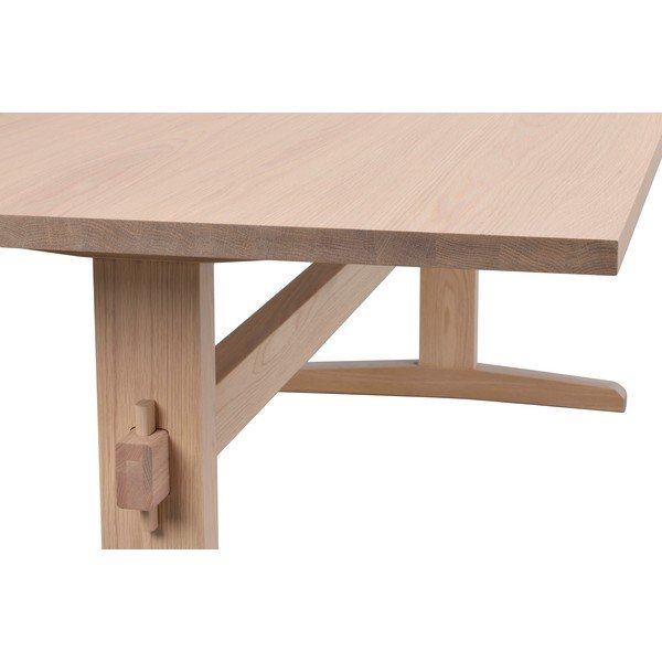 Ištraukiamas valgomojo stalas su ąžuolo medienos stalviršiu 240x95 cm Westville - Rowico-image-3